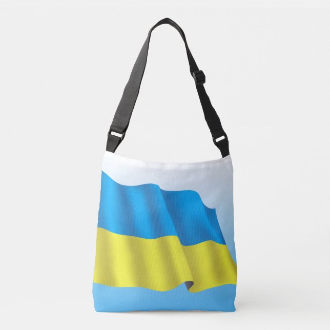 Ukraine Flag Crossbody Bag (Front)