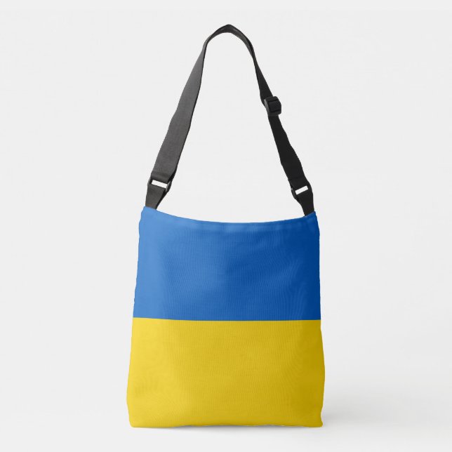 Ukraine Flag Crossbody Bag (Front)