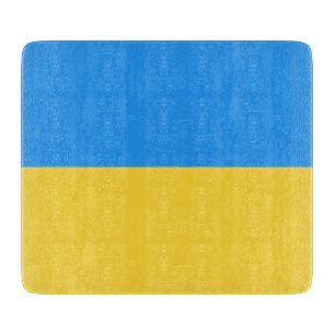 Ukraine flag cutting board