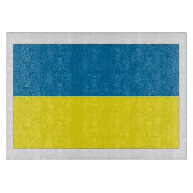 Ukraine Flag Cutting Board (Front)