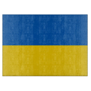 Ukraine flag cutting board