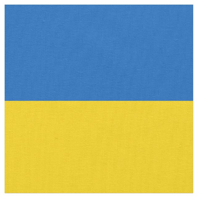 Ukraine flag fabric (Close Up)