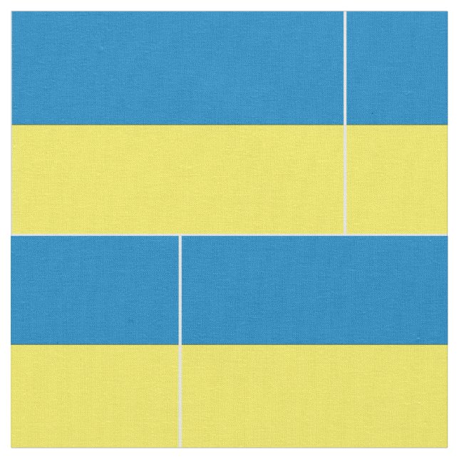 Ukraine Flag Fabric (Close Up)
