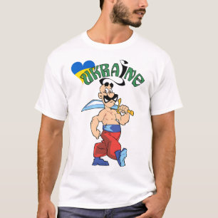 Ukraine Flag Fashionable Cool Ukrainian People T-Shirt