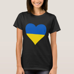 Ukraine Flag Heart Ukraine Gifts Love Ukraine  T-Shirt