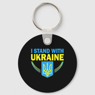 Ukraine Flag I Stand With Ukraine Shirt Support Uk Key Ring