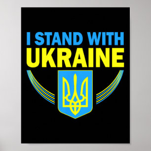 Ukraine Flag I Stand With Ukraine Shirt Support Uk Poster