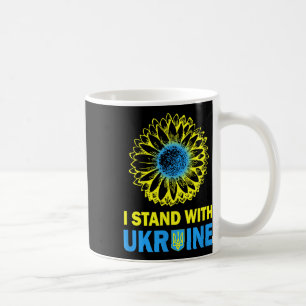 Ukraine Flag I Stand With Ukraine Sunflower Ukrain Coffee Mug