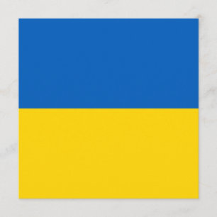 Ukraine Flag Invitation