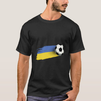 Ukraine Flag Jersey Ukrainian Soccer Team Ukrainia T-Shirt
