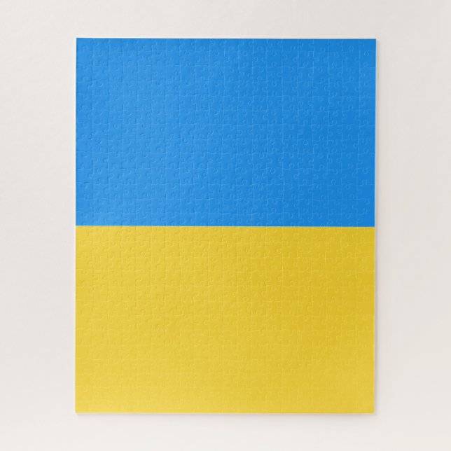 Ukraine flag jigsaw puzzle (Vertical)