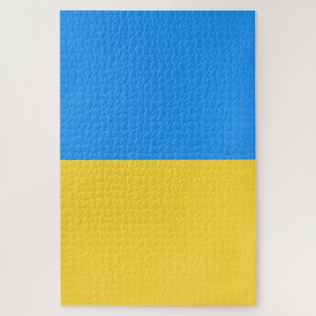 Ukraine flag jigsaw puzzle (Vertical)