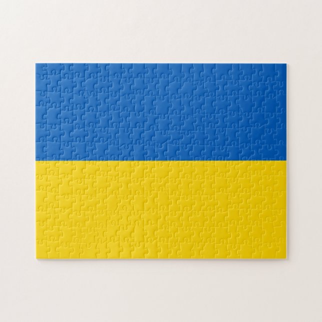 Ukraine Flag Jigsaw Puzzle (Horizontal)