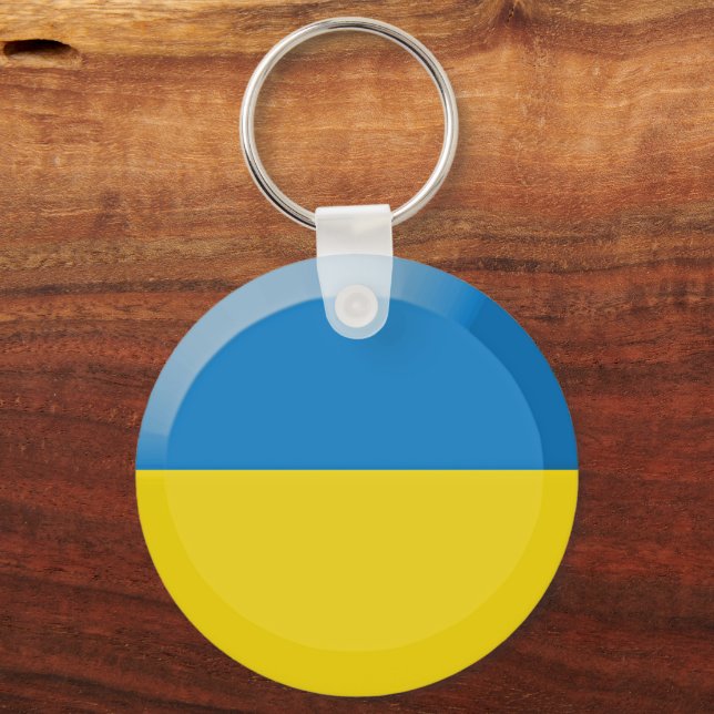 Ukraine flag key ring (Back)