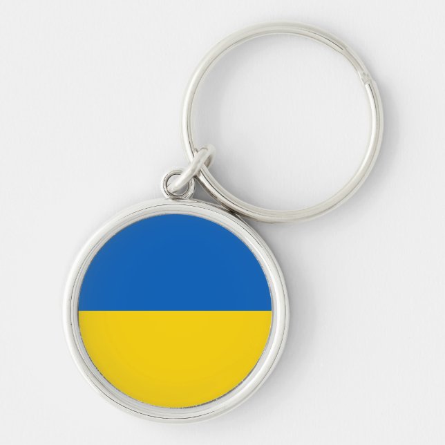 Ukraine Flag Key Ring (Front)