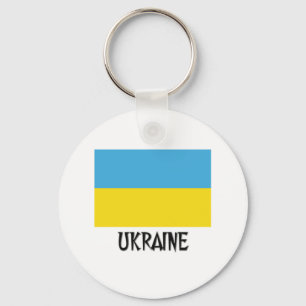 Ukraine Flag Key Ring