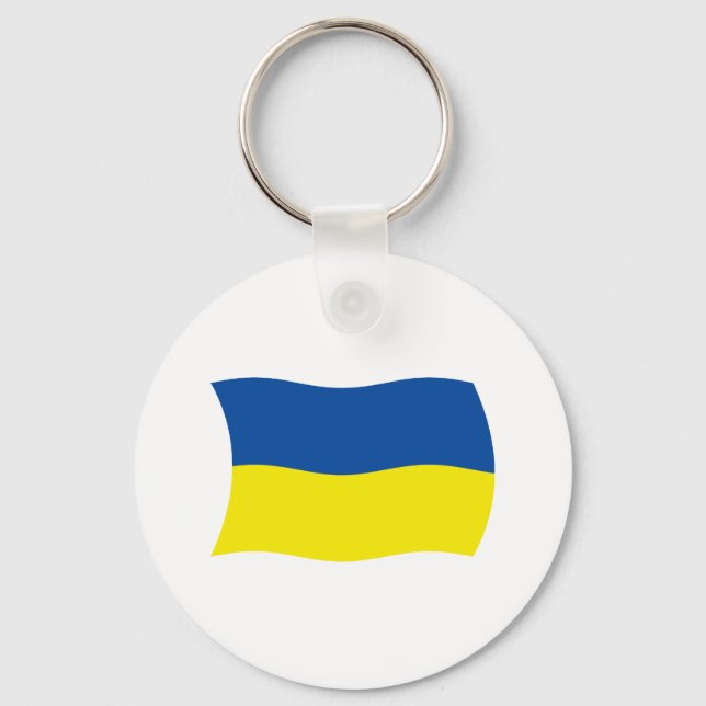 Ukraine Flag Keychain (Front)