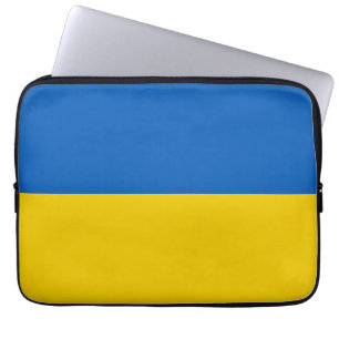 Ukraine flag laptop sleeve