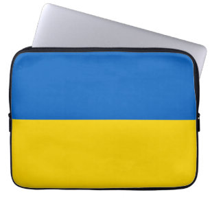 Ukraine flag laptop sleeve