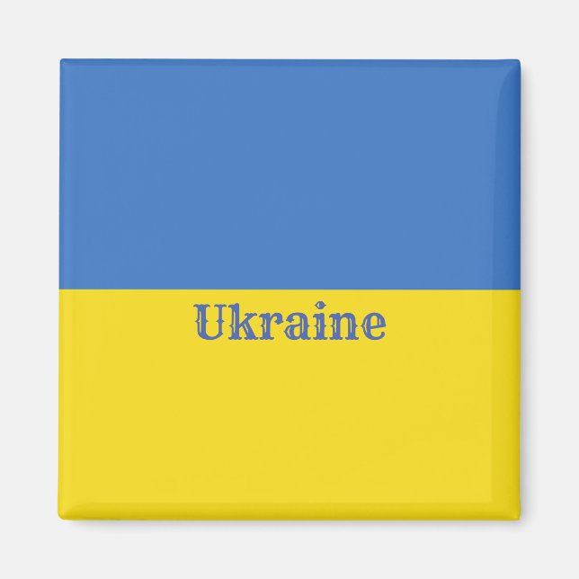 Ukraine Flag Magnet (Front)