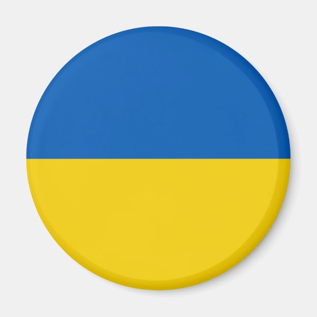 Ukraine flag magnet (Front)