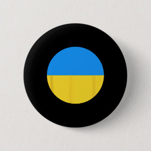 Ukraine Flag Men Women Kid Patriotic 6 Cm Round Badge