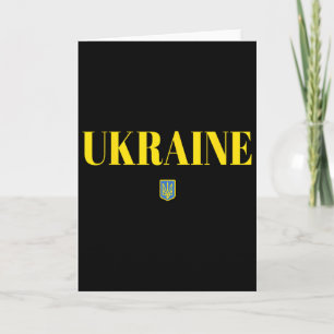 Ukraine Flag Men Women Kids Ukraine 3  Card