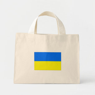Ukraine flag mini tote bag