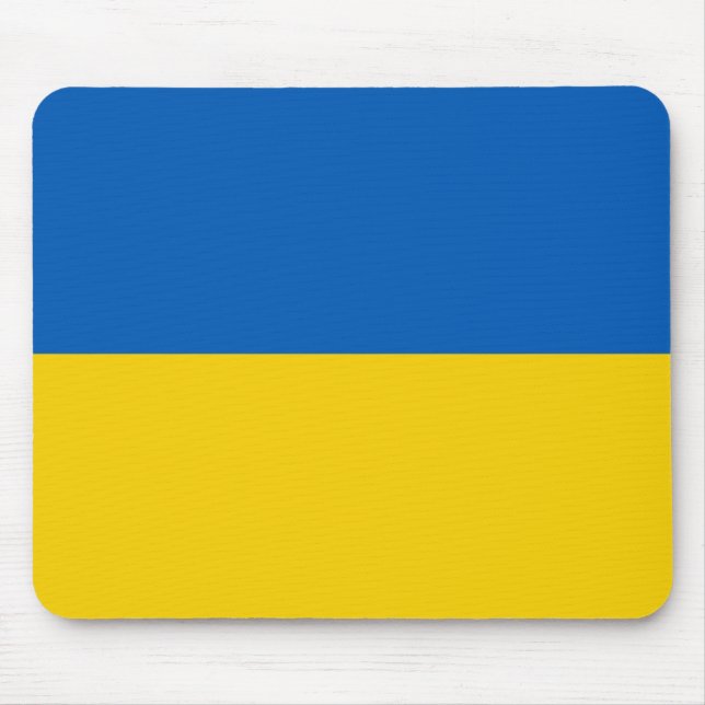 Ukraine flag mouse pad (Front)