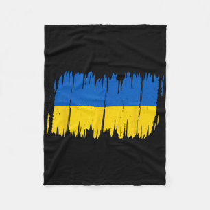 Ukraine Flag National Flag Kiev Ukrainian Kyiv 1 Fleece Blanket