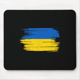 Ukraine Flag National Flag Kiev Ukrainian Kyiv Sun Mouse Pad