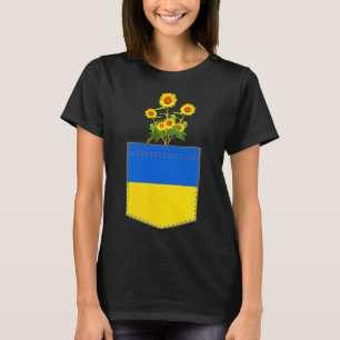 Ukraine Flag National Flag Kiev Ukrainian Kyiv Sun T-Shirt