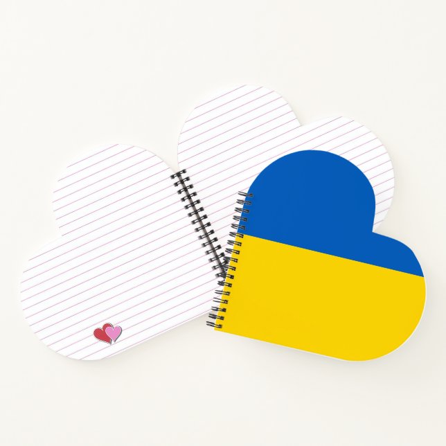 Ukraine flag notebook (Inside)