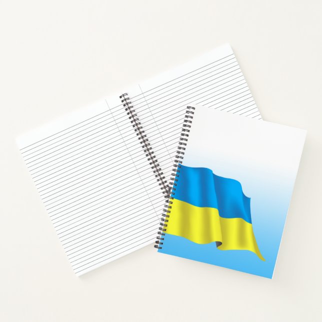 Ukraine Flag Notebook (Inside)