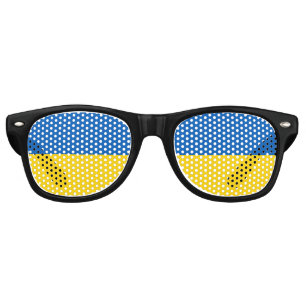 Ukraine flag Party Sunglasses