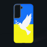 Ukraine Flag Peace Dove Freedom Samsung Galaxy Case<br><div class="desc">Flag of Ukraine - Dove of Peace - Freedom - Peace Support - Solidarity - Ukrainian Flag - Strong Together - Freedom Victory ! Let's make the world a better place - everybody together ! A better world begins - depends - needs YOU too ! You can transfer to 1000...</div>