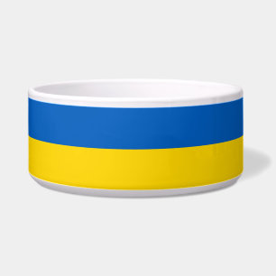 Ukraine Flag Pet Bowl