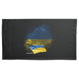 Ukraine flag pillowcase