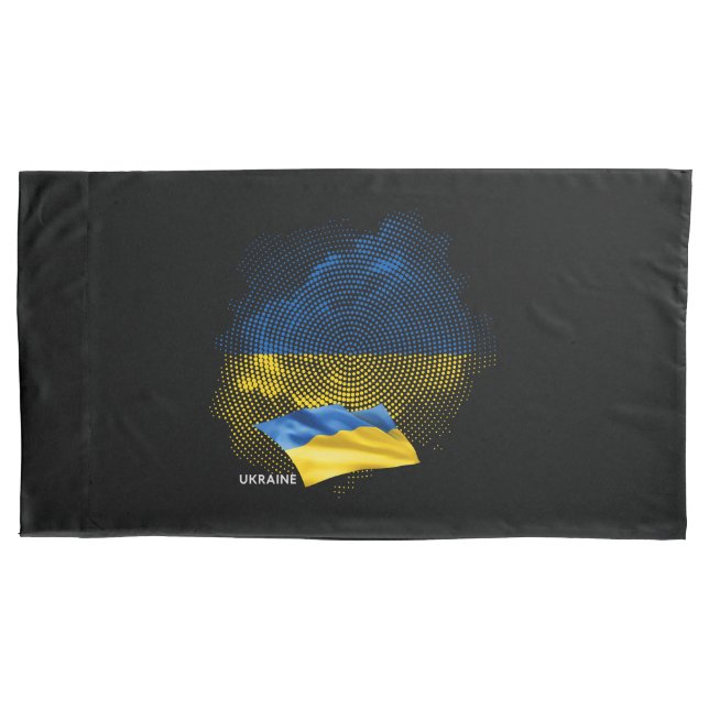 Ukraine flag pillowcase (Front)