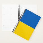 Ukraine flag planner<br><div class="desc">Blue and yellow Ukraine flag design.</div>