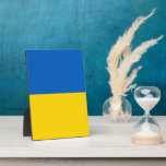 Ukraine flag plaque<br><div class="desc">An ideal gift for all those who are patriotic of their country!</div>