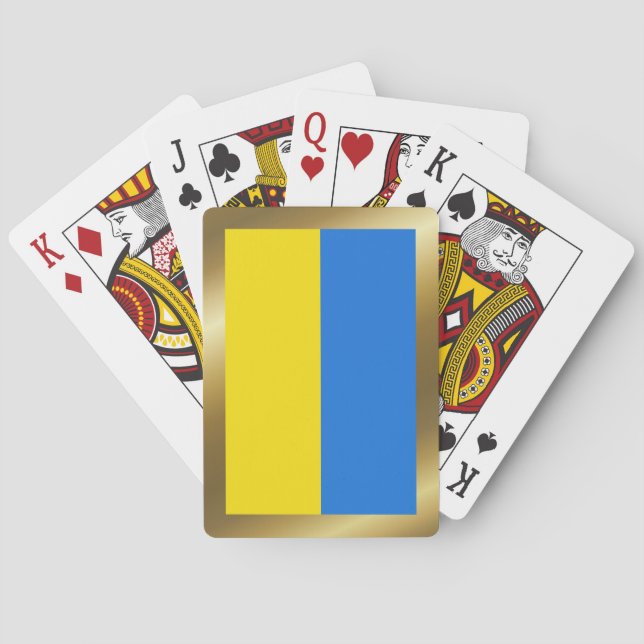 Ukraine Flag Playing Cards (Back)