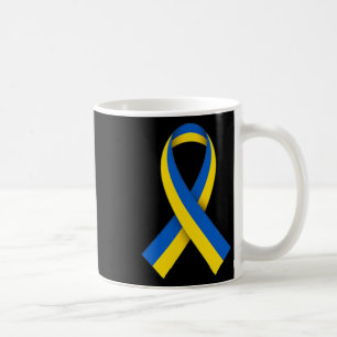 Ukraine Flag Pocket Ribbon Ukrainian Flag Coffee Mug