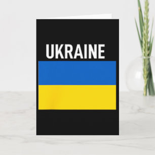 Ukraine Flag Pocket Ukrainian Family Roots Men Wom Card