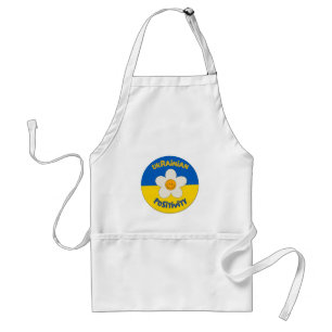 Ukraine Flag Positive, Ukraine Country Flag,Funny  Standard Apron
