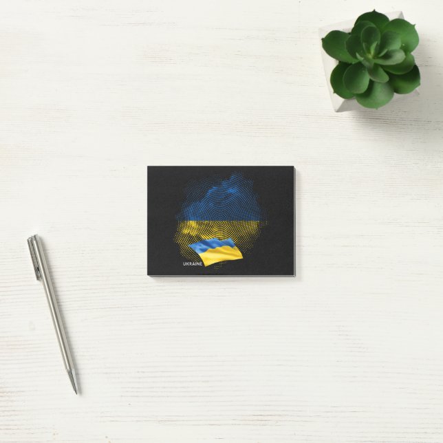 Ukraine flag post-it notes (Office)