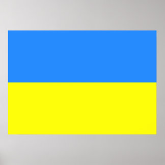 Ukraine Flag Poster
