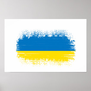 Ukraine flag  poster