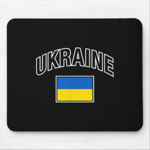 Ukraine Flag Proud Ukrainian Mouse Pad
