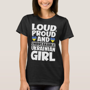 Ukraine Flag Proud Ukrainians Men And Women T-Shirt